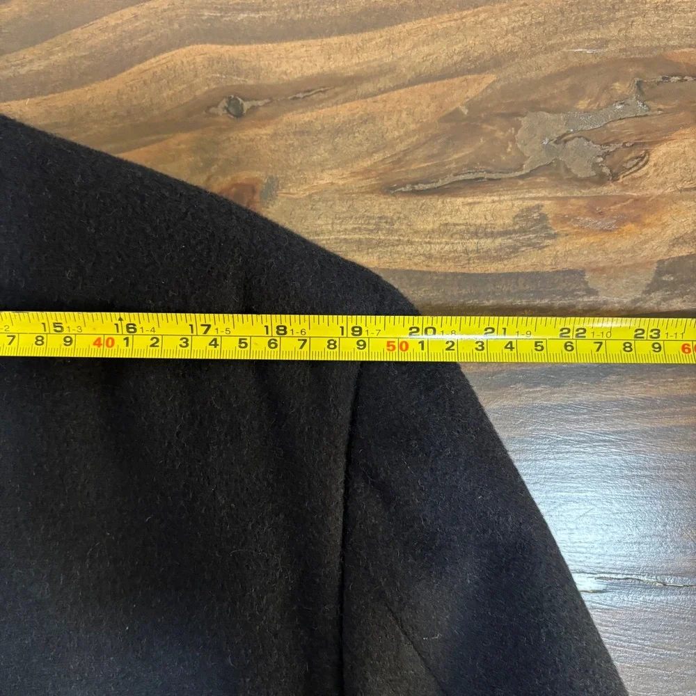 Tasso Elba Mens 100% Camel Hair Blazer Black Lanificio‎ Campore 42R TF52B02